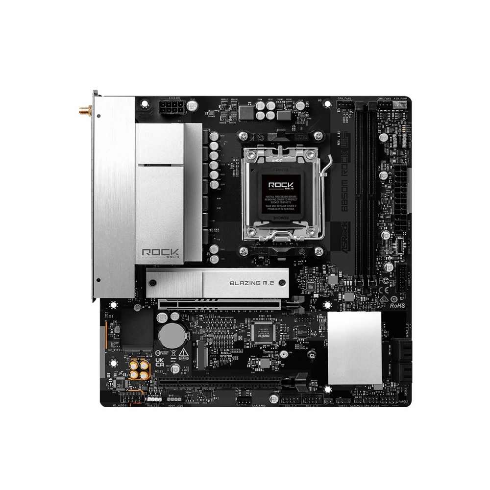Материнcкая плата ASRock B850M ROCK WIFI (B850M_ROCK_WIFI) фото1