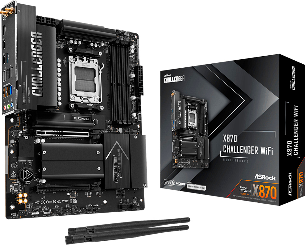 ≡ Материнcька плата ASRock X870 CHALLENGER WIFI