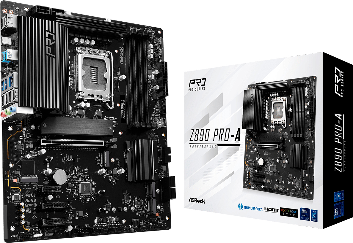 Материнcкая плата ASRock Z890 PRO-A (Z890_PRO-A) фото1
