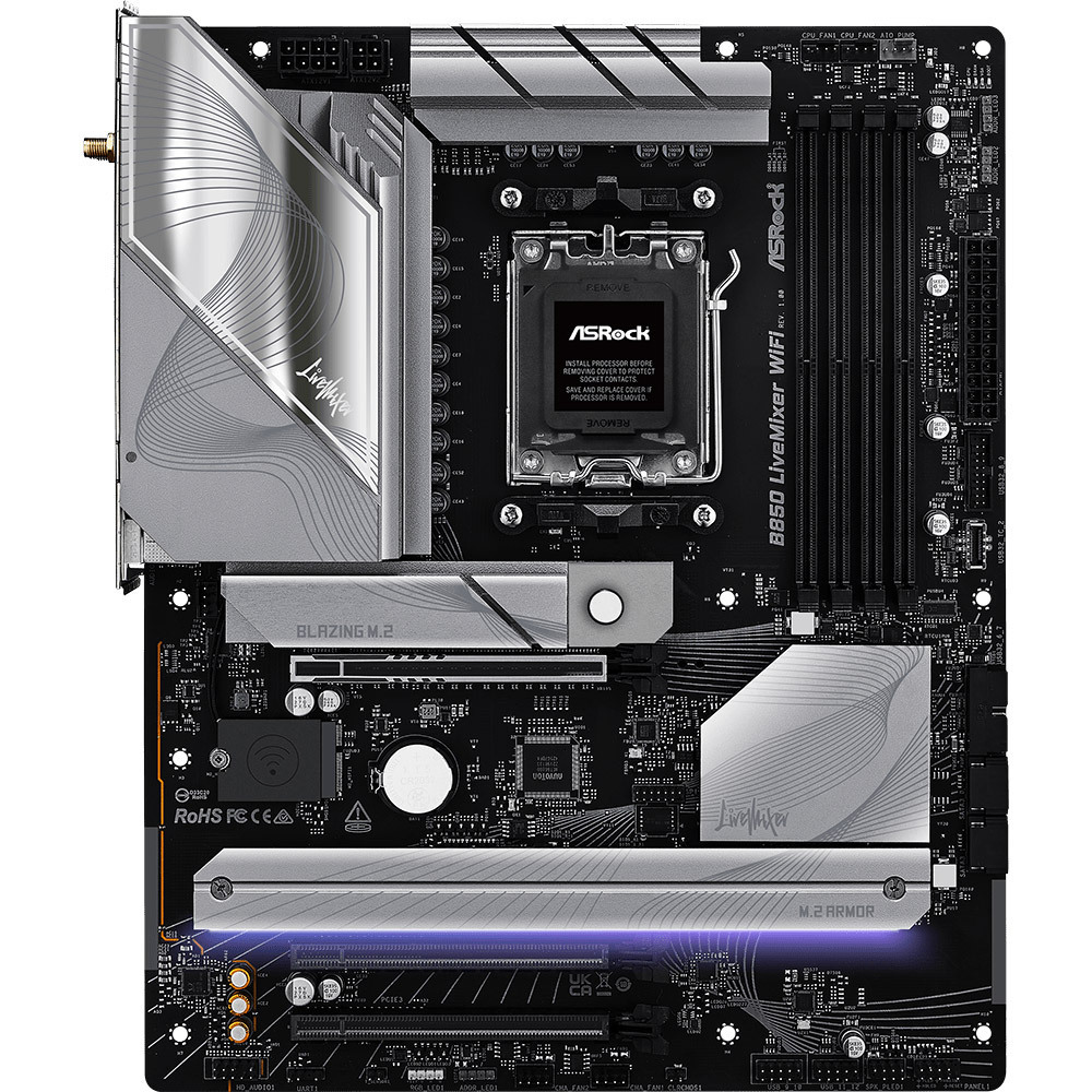 Материнcкая плата ASRock B850 LIVEMIXER WIFI (B850_LIVEMIXER_WIFI) фото1