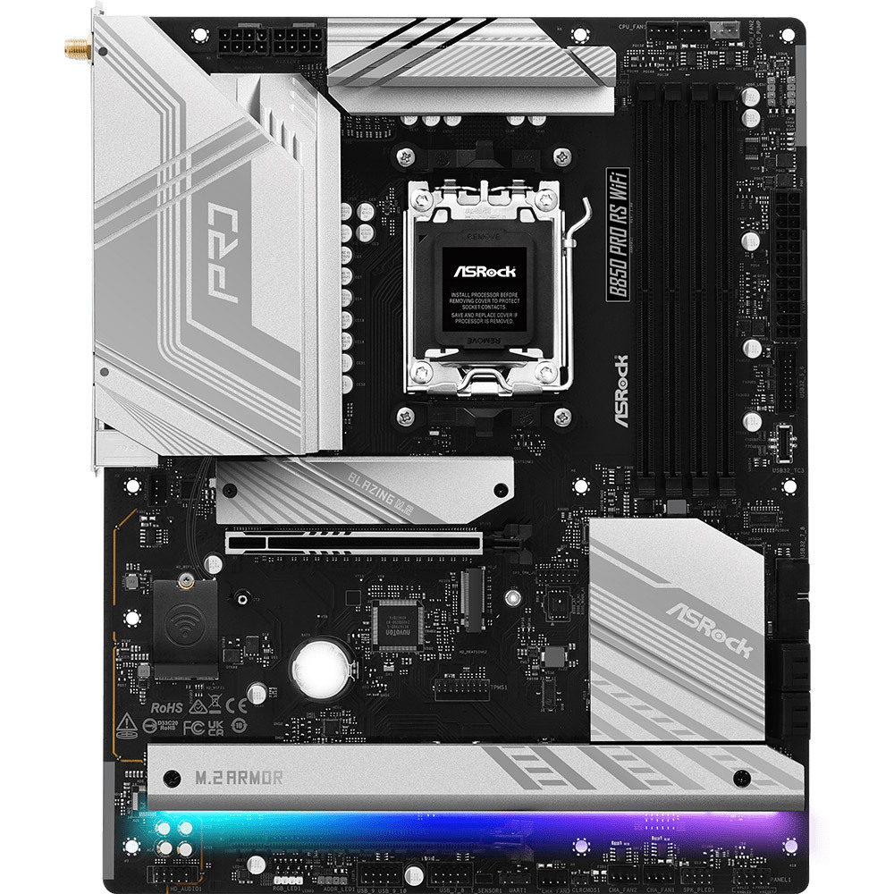 Материнcкая плата ASRock B850 PRO RS WIFI (B850_PRO_RS_WIFI) фото1