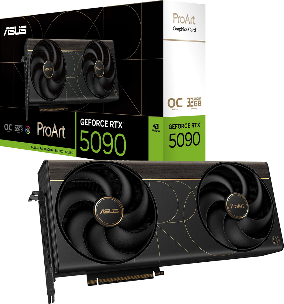 Видеокарта ASUS ProArt GeForce RT X5090 32GB (PROART-RTX5090-O32G) фото1