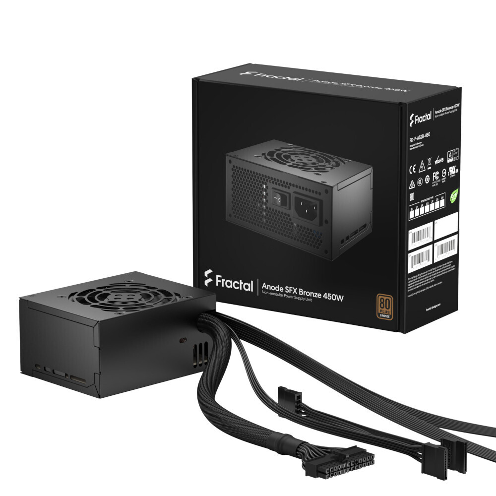Блок живлення FRACTAL DESIGN Anode SFX Bronze 450W (FD-P-AS2B-450-EU) фото1