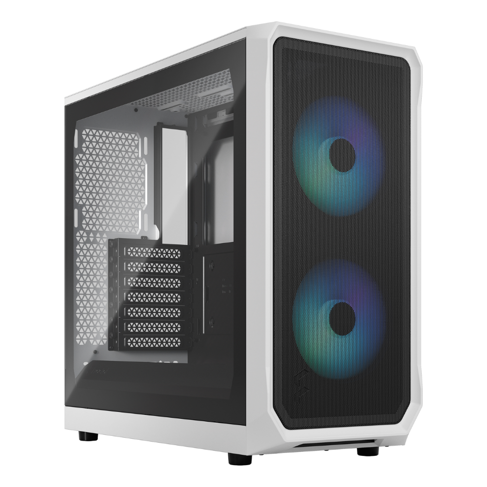 Корпус FRACTAL DESIGN Focus 2 RGB White TG Clear Tint (FD-C-FOC2A-04) фото1