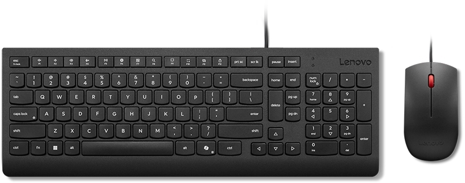 Комплект Lenovo Keyboard and Mouse Essential Wired Combo UA (4X31R68752) фото1