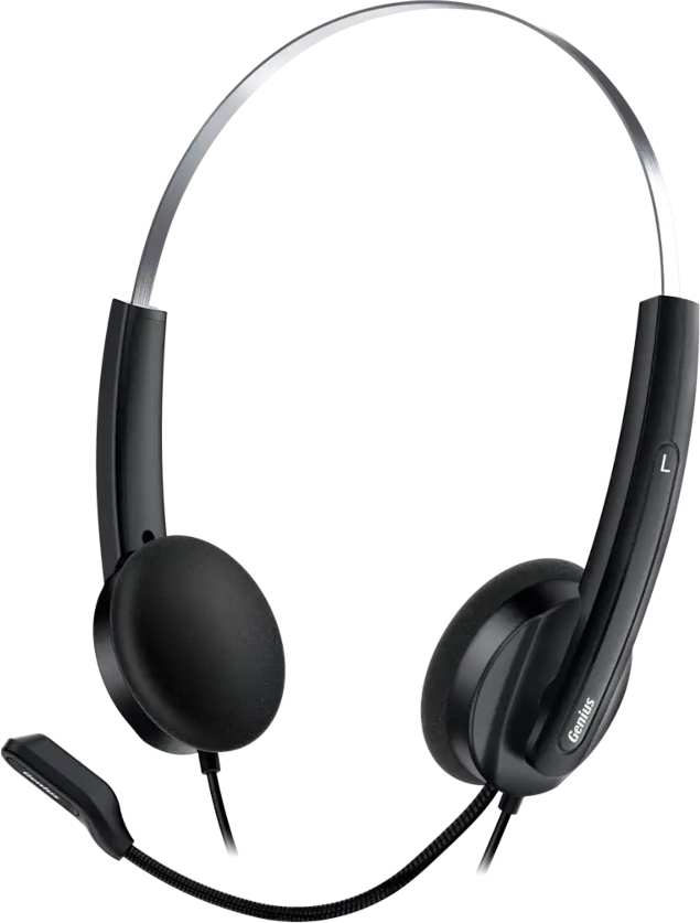 Гарнитура Genius HS-220U USB 2.4m Black (31710020402) фото1