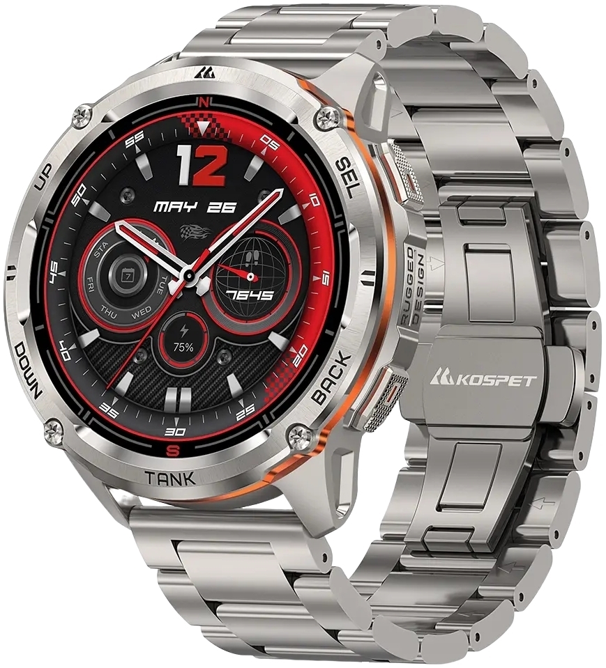 Смарт-часы Kospet Tank T3 Ultra 2 SE Silver фото1