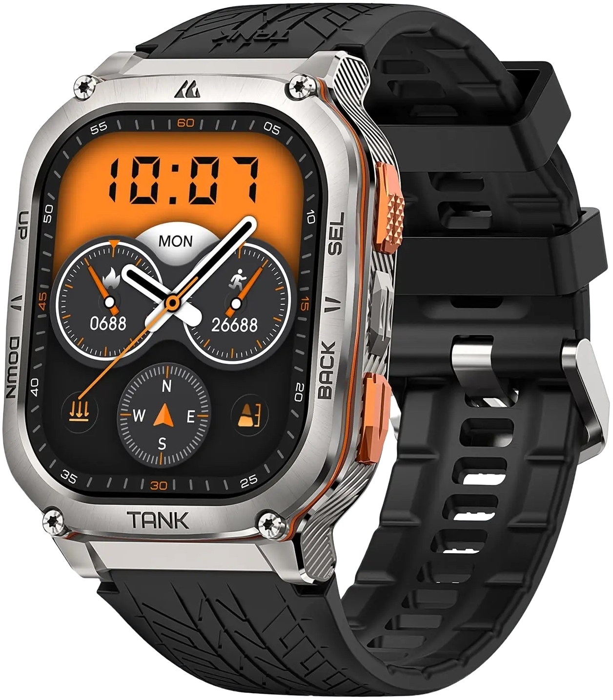 Смарт-часы Kospet Tank M3 Ultra Silver фото1