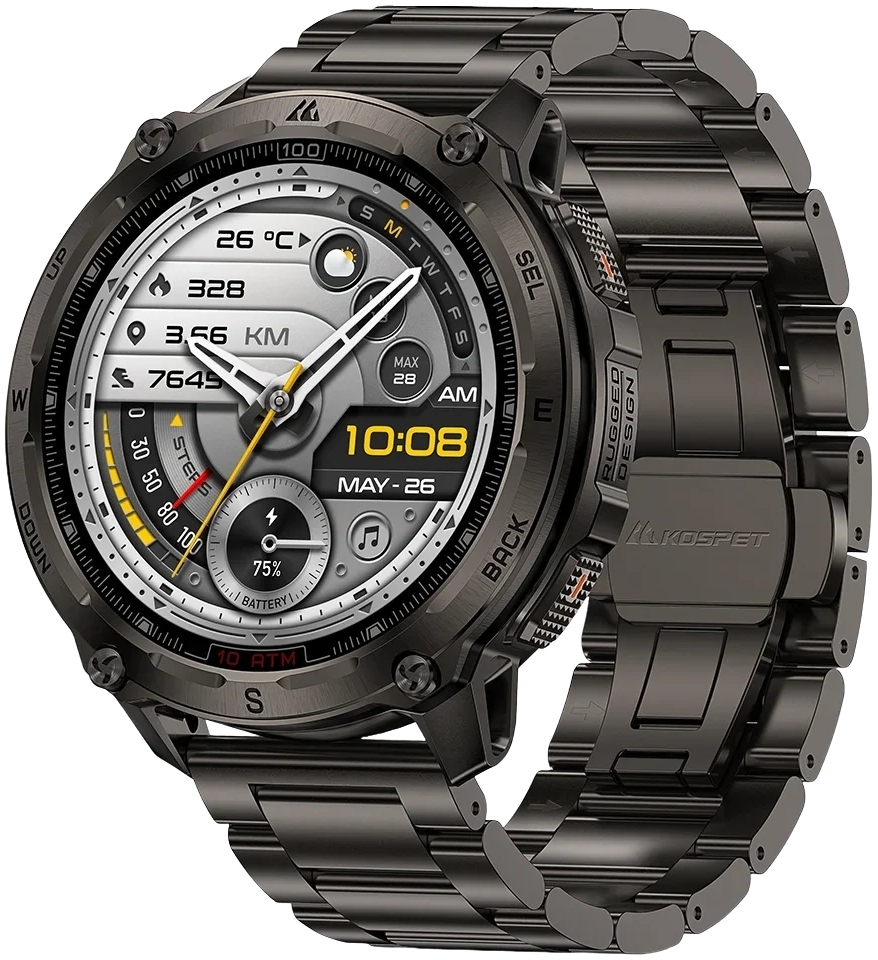 Смарт-часы Kospet Tank T4 SE Black фото1