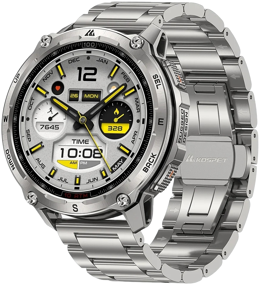 Смарт-часы Kospet Tank T4 SE Silver фото1