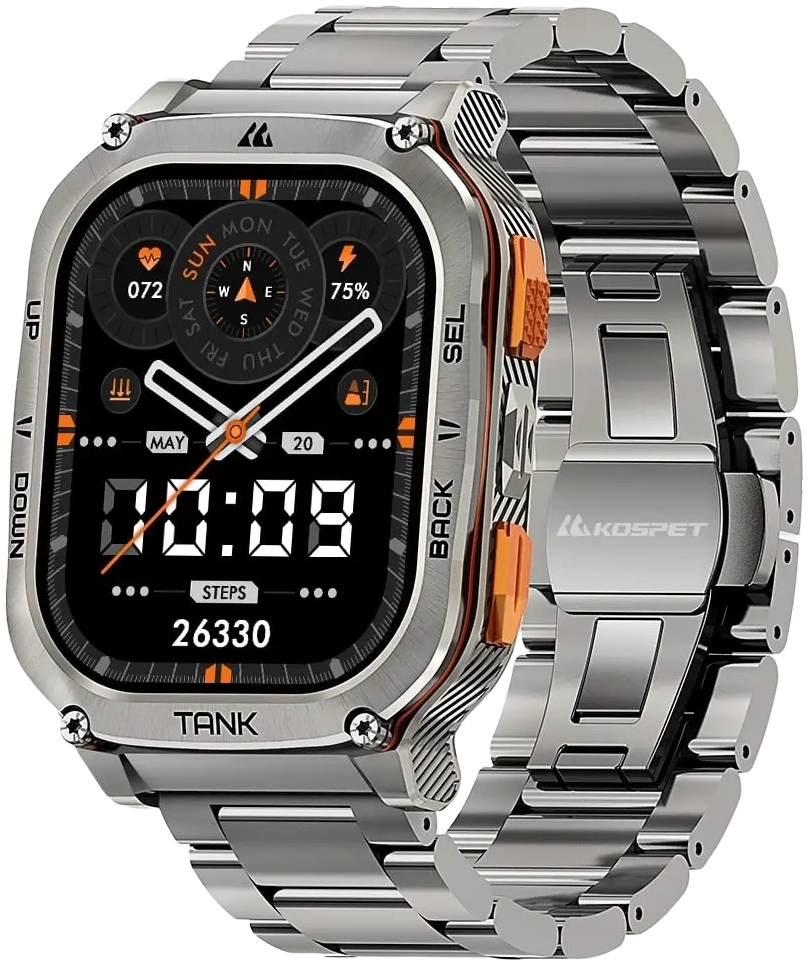 Смарт-часы Kospet Tank M3 Ultra SE Silver фото1