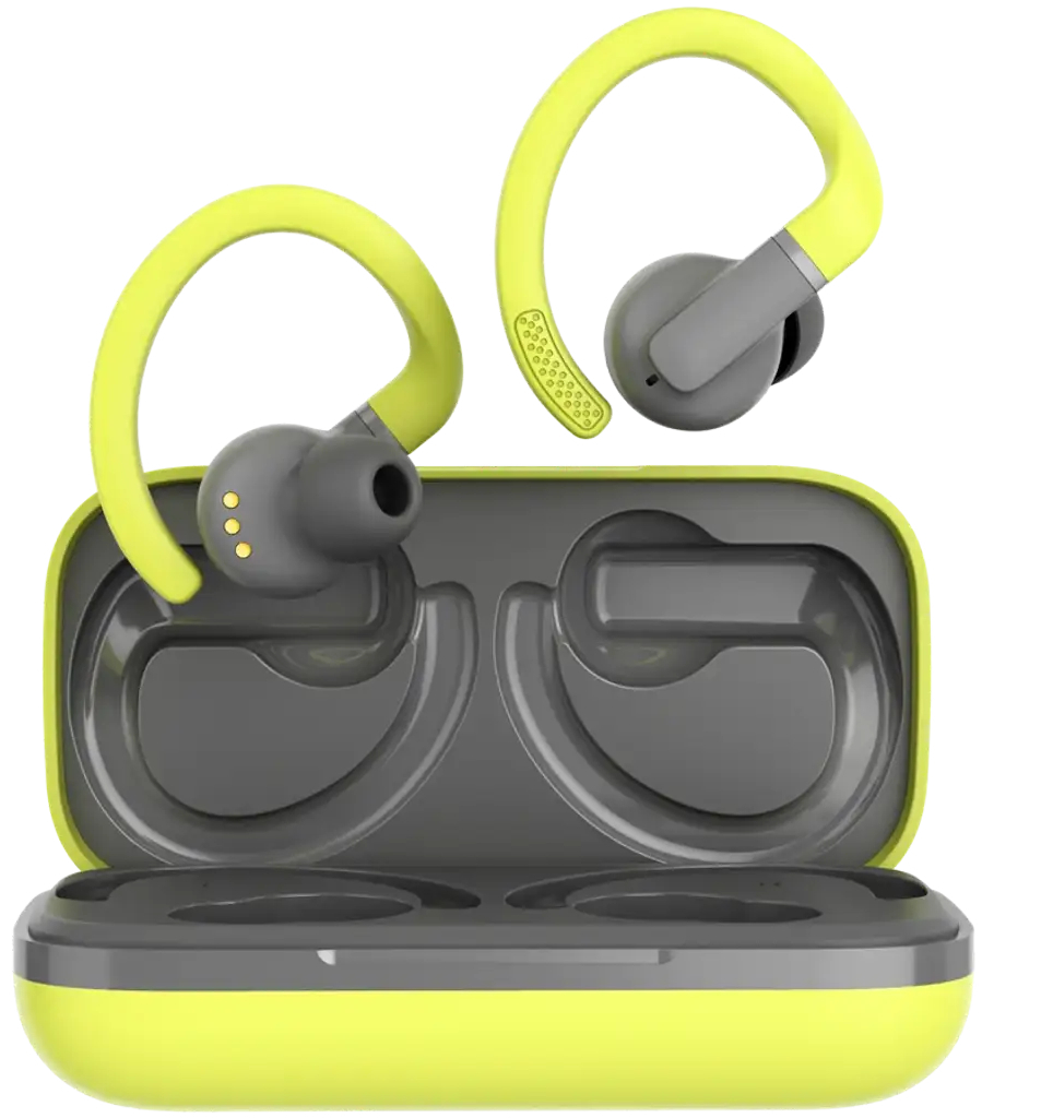 Наушники Canyon OnRun 11 Sport Wireless charge Green (CNS-TWS11GR)