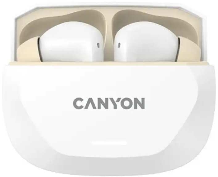 Наушники Canyon HEXAGON 7 TWS ANC ENC White-Beige (CNS-TWS7WB)
