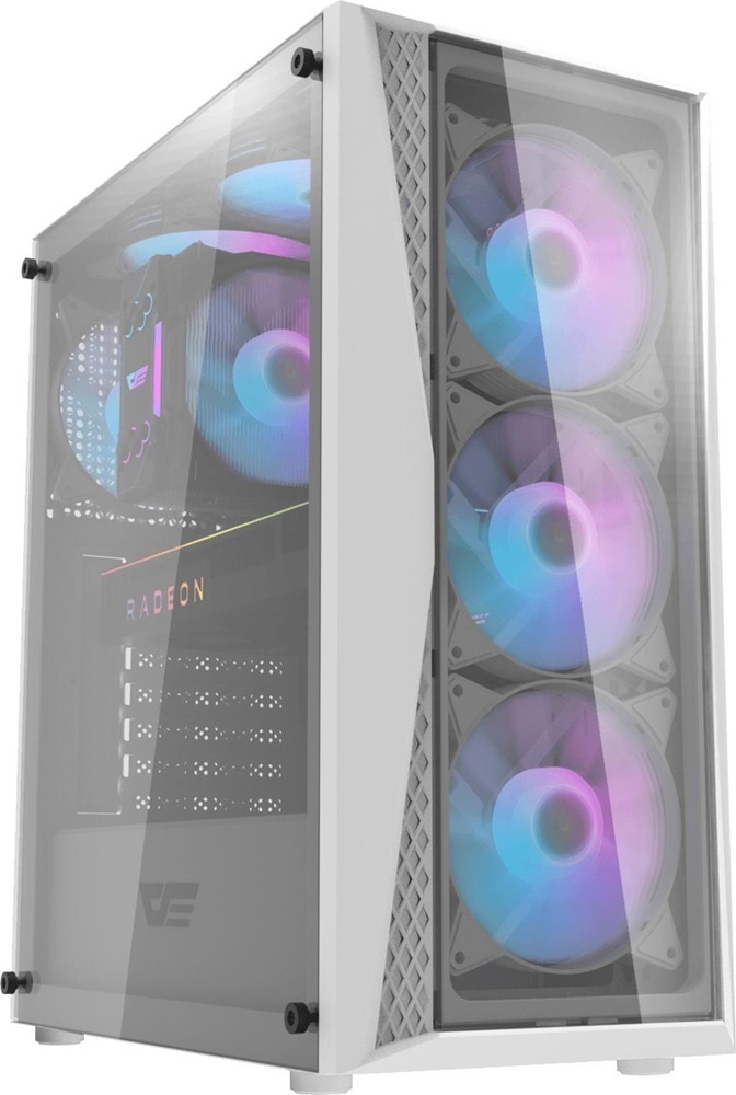 Корпус DARK FLASH DK352 PLUS ATX без БП White (DK352_PLUS_WHITE)