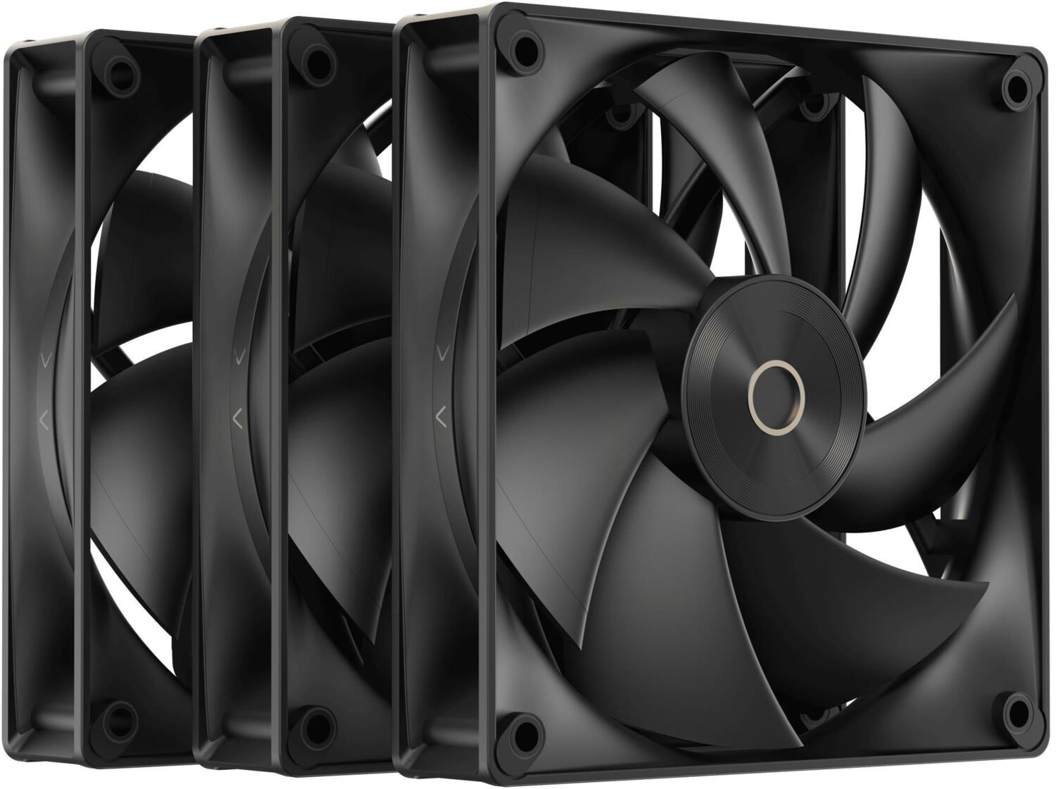 Набор вентиляторов OCYPUS DELTA F12 120мм 3 IN 1 Black (DELTA-F12-BK3NM00X-GL)