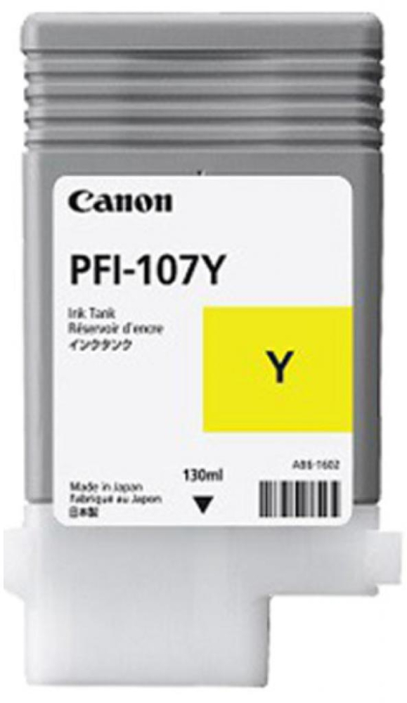 Картридж струйный CANON PFI-107 Yellow (6708B001) фото1