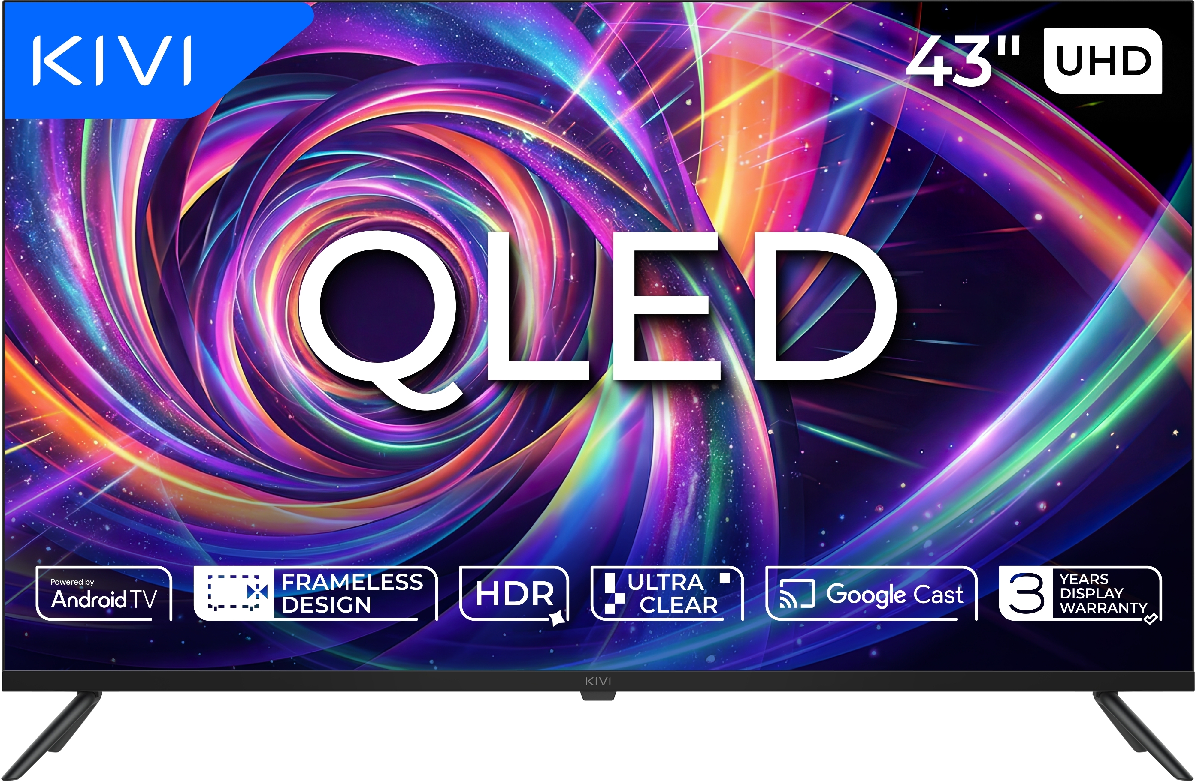 Телевізор Kivi QLED 43U7000MB фото1