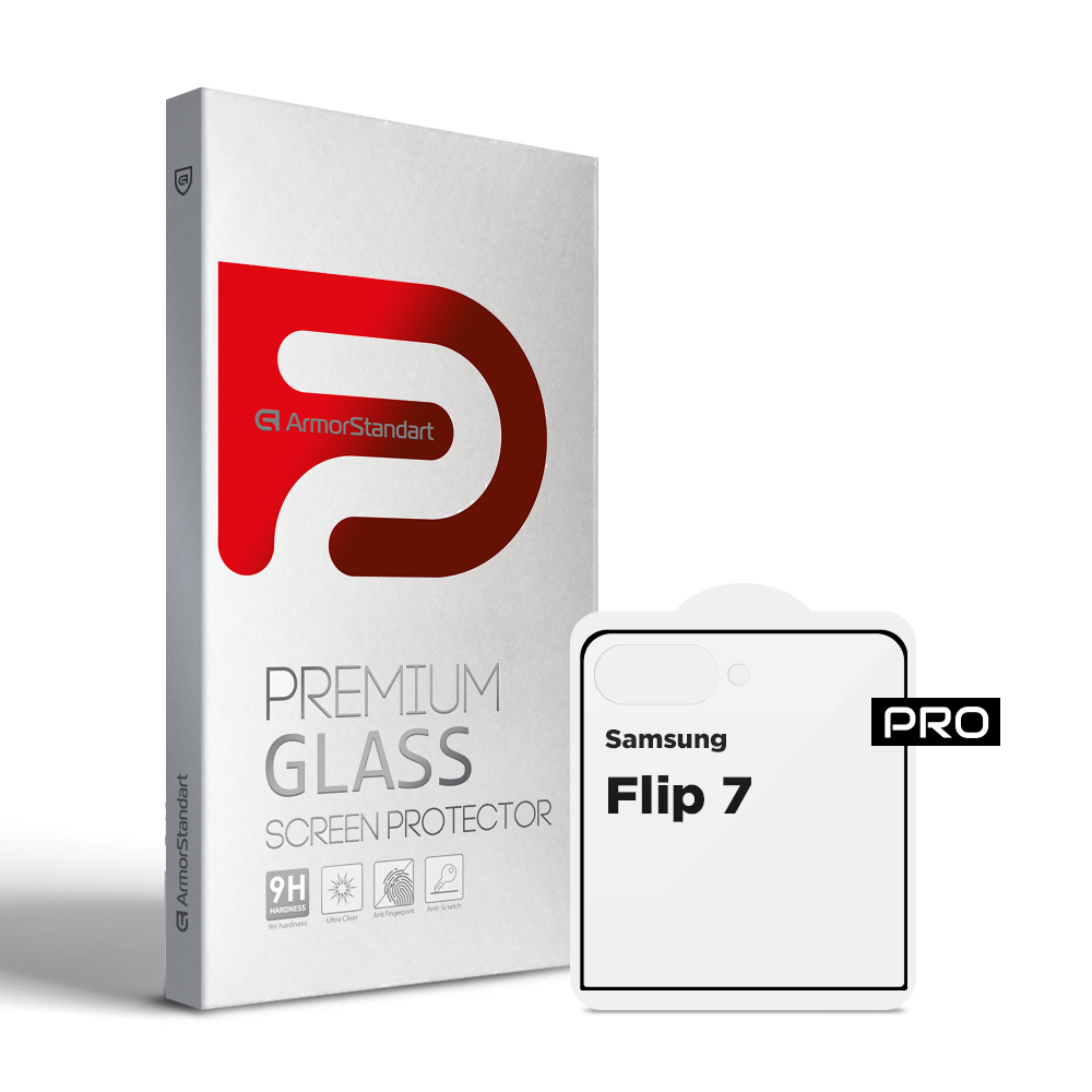 Защитное стекло ArmorStandart Pro на зовнішній для Samsung Flip7 / Flip8 (ARM88009) фото1