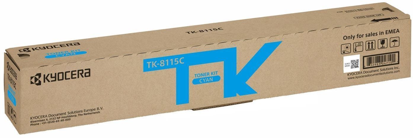 Тонер-картридж лазерний Kyocera TK-8115C Cyan (1T02P3CNL0) фото1