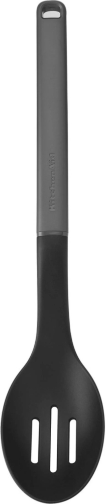 Ложка для сервировки с прорезями KitchenAid Classic, 34 см, серый (KHA004OHCHGG) фото1