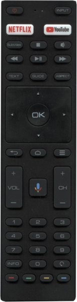 Пульт ДК KIVI RC-10, Bluetooth, Black (504Q326B127) фото1