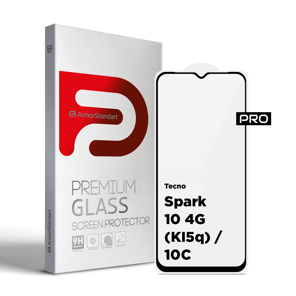 Защитное стекло ArmorStandart Pro для Tecno Spark 10 4G (KI5q) / 10C (ARM67794) фото1