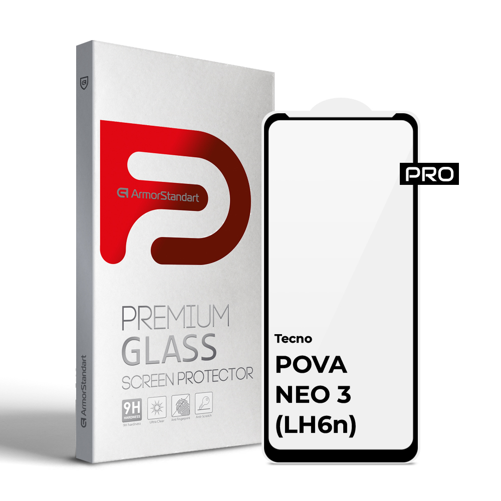 Защитное стекло ArmorStandart Pro для Tecno POVA NEO 3 (LH6n) (ARM70387) фото1