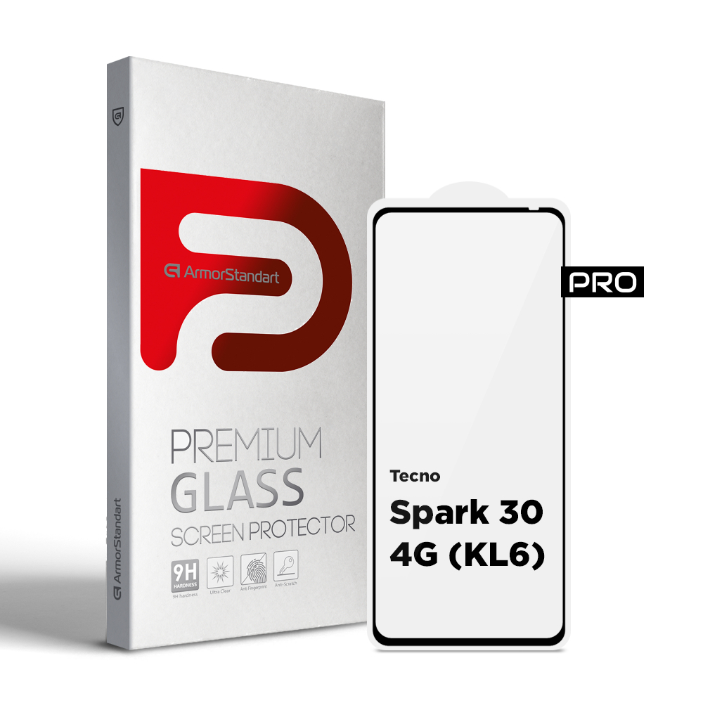 Защитное стекло ArmorStandart Pro для Tecno Spark 30 4G (KL6) (ARM81384) фото1