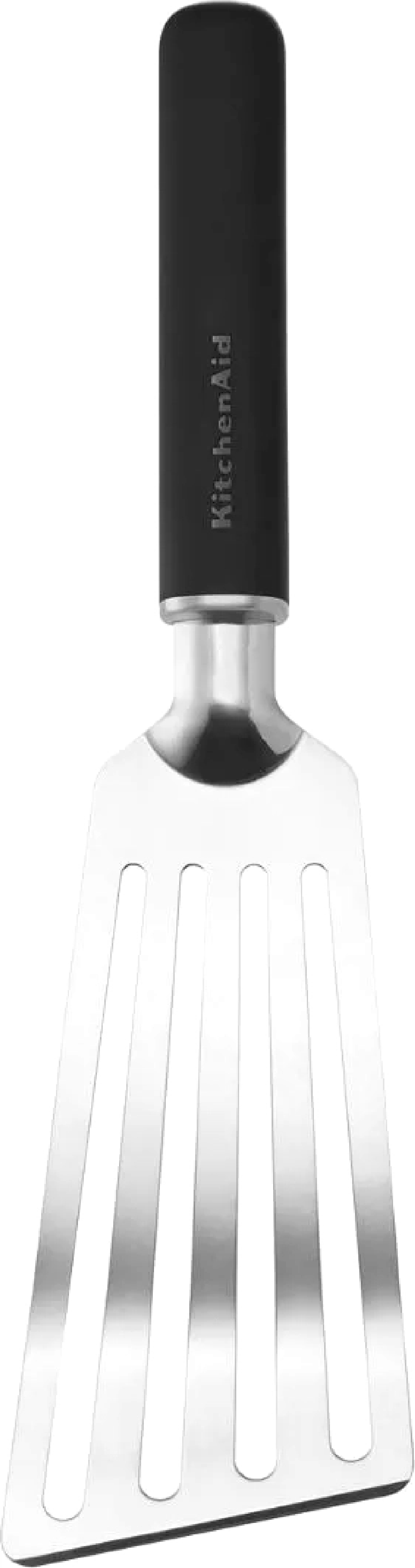 Лопатка з прорізами KitchenAid Classic, 31,8 см, чорний (KCG024OHOBE) фото1