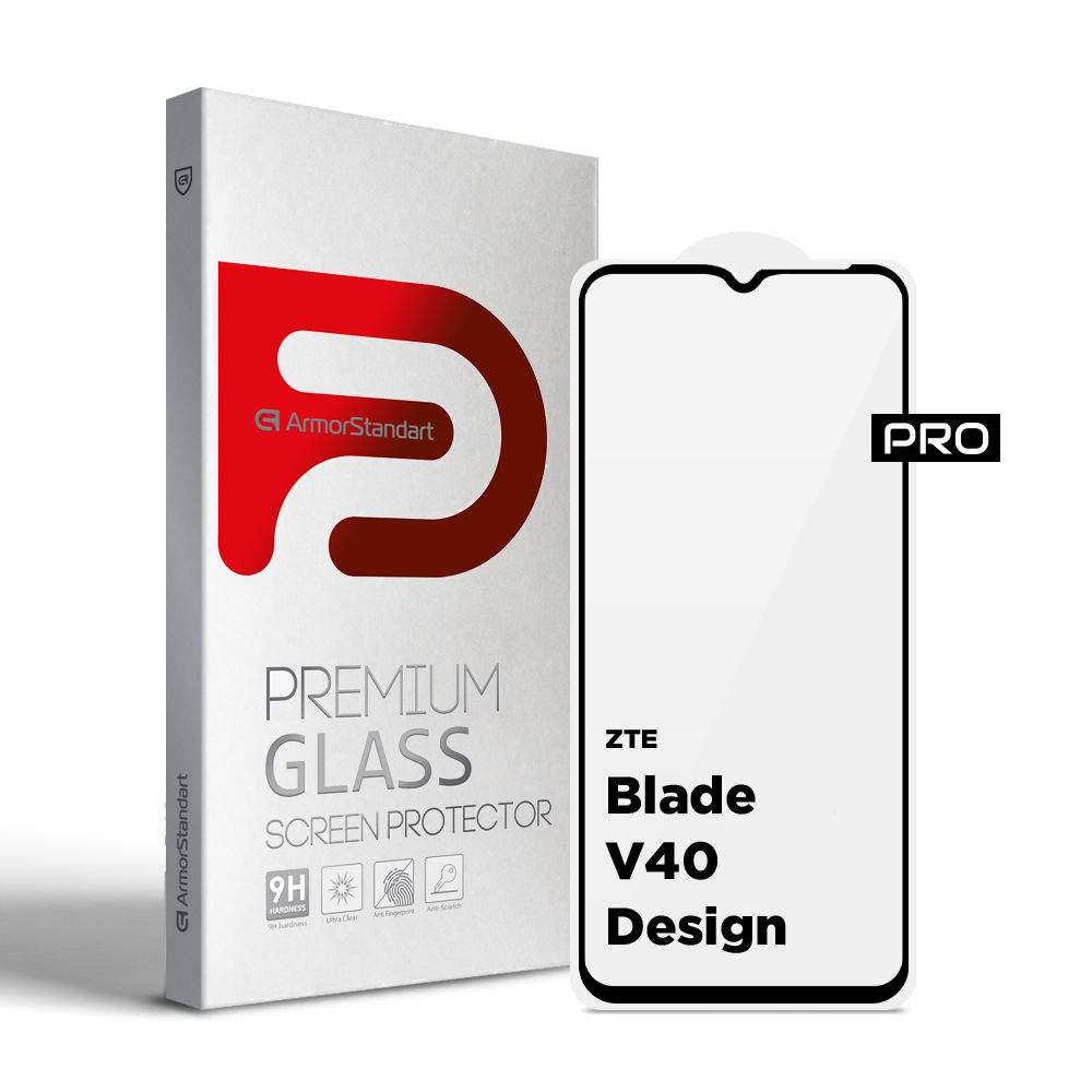 Защитное стекло ArmorStandart Pro для ZTE Blade V40 Design (ARM68740) фото1