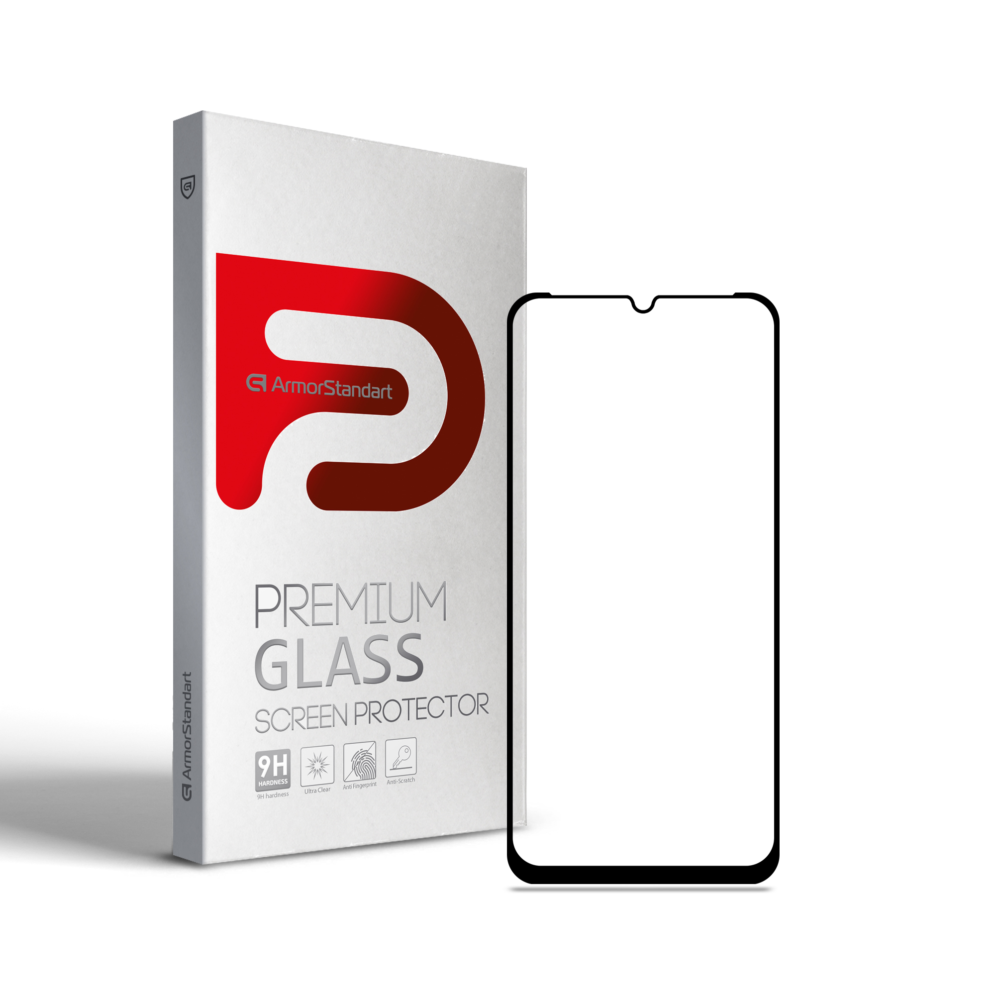 Защитное стекло ArmorStandart Full Glue для ZTE Blade V2021 5G Black (ARM58220) фото1