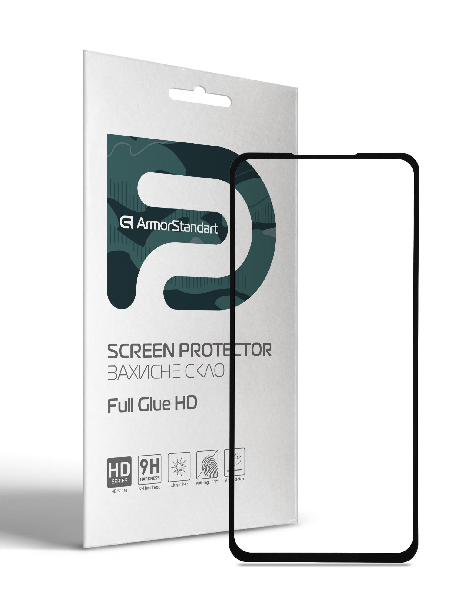 Защитное стекло ArmorStandart Full Glue HD для Huawei P40 Lite Black (ARM58289) фото1