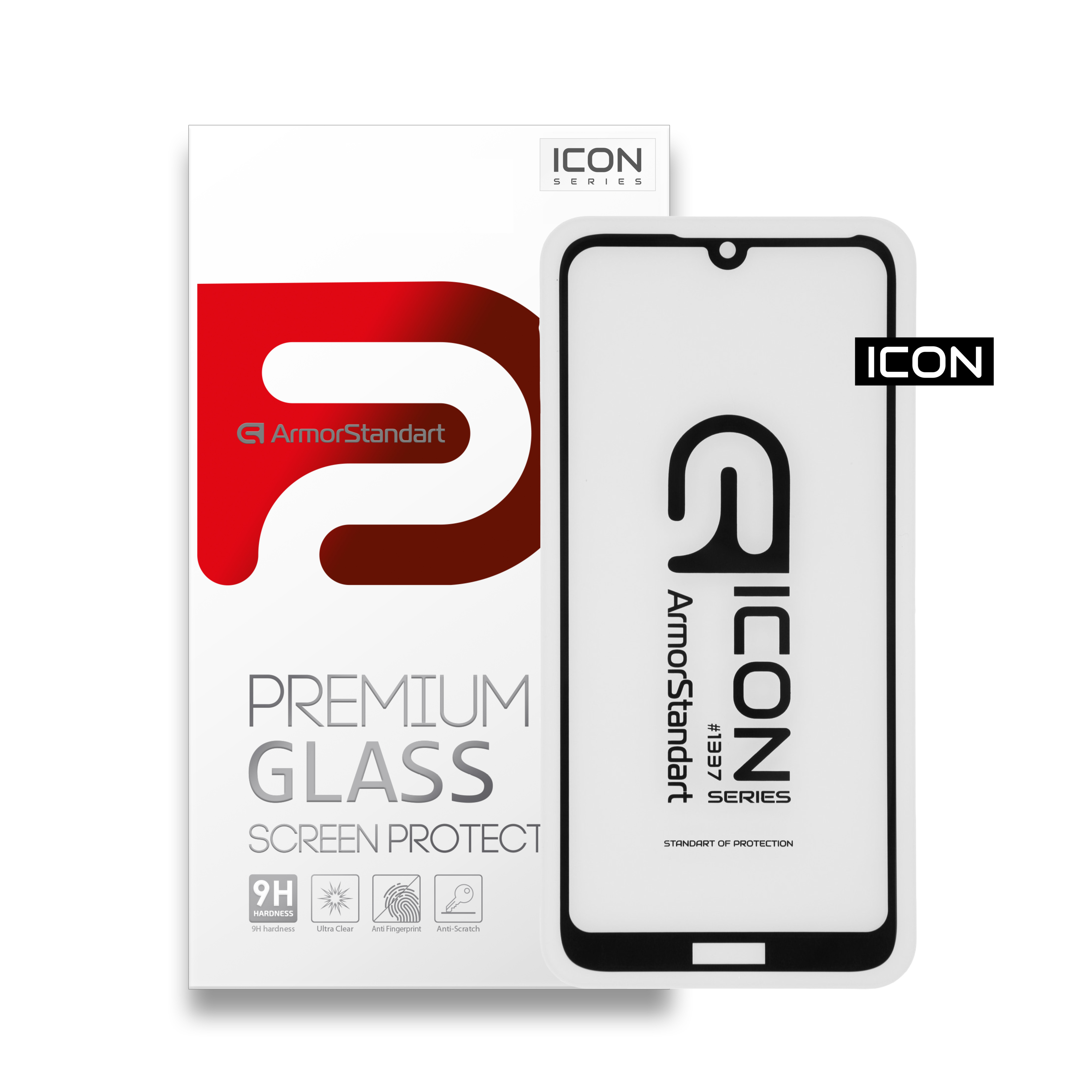 Защитное стекло ArmorStandart Icon для Huawei Y6s 2019 (ARM56135-GIC-BK) фото1