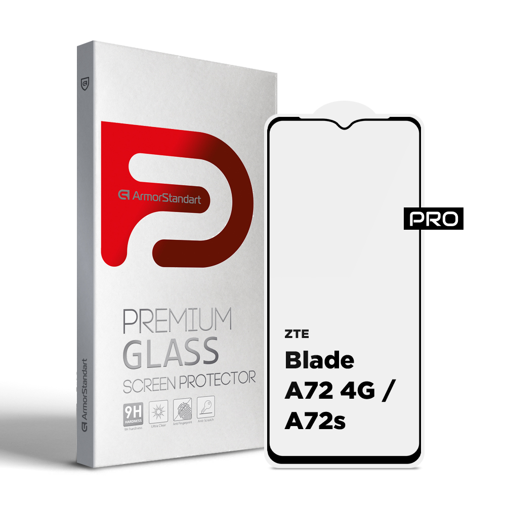 Защитное стекло ArmorStandart Pro для ZTE Blade A72 4G / A72s (ARM63118) фото1