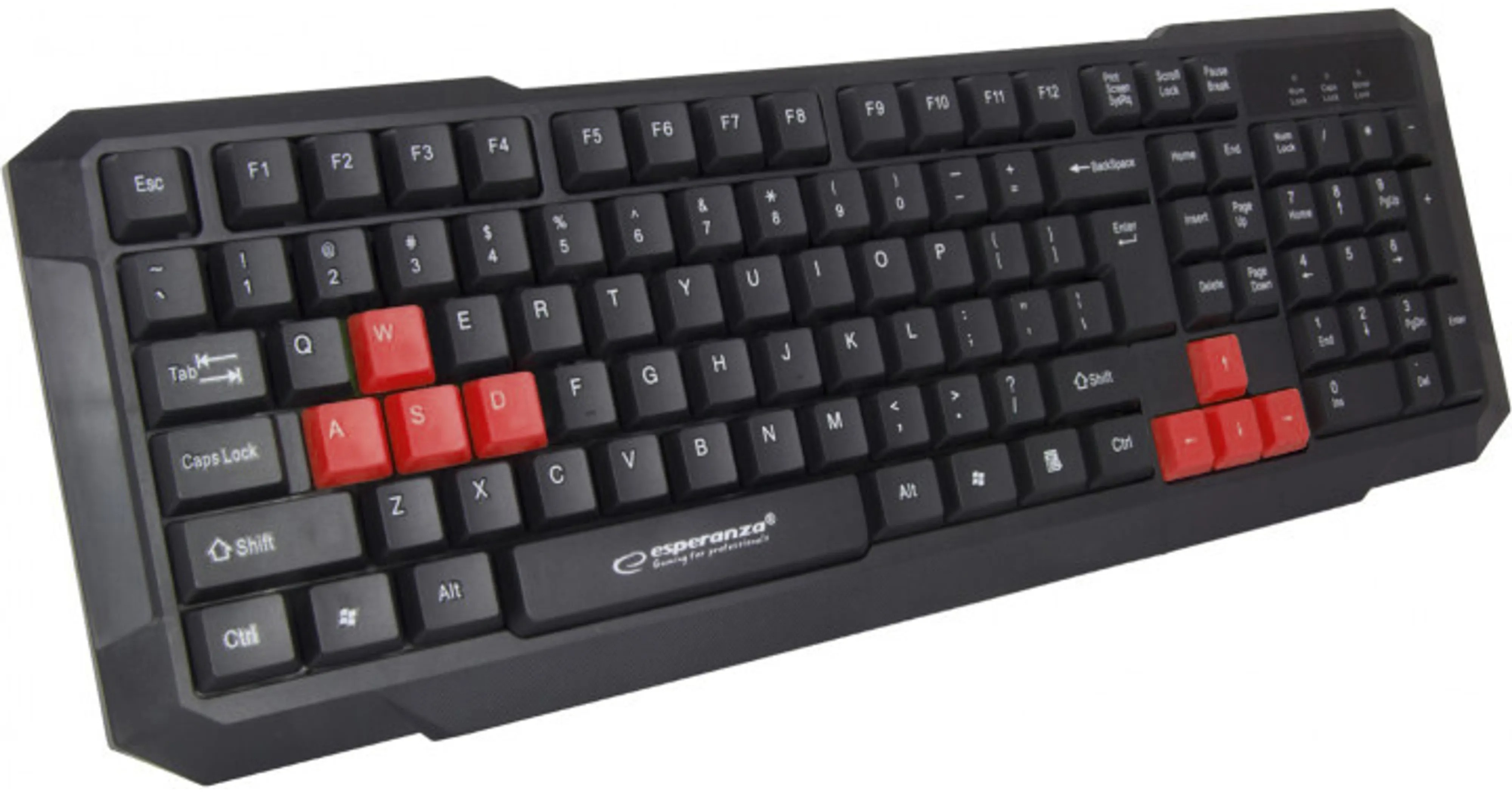 Ігрова клавіатура ESPERANZA EGK102 Red USB (EGK102RUA) фото1