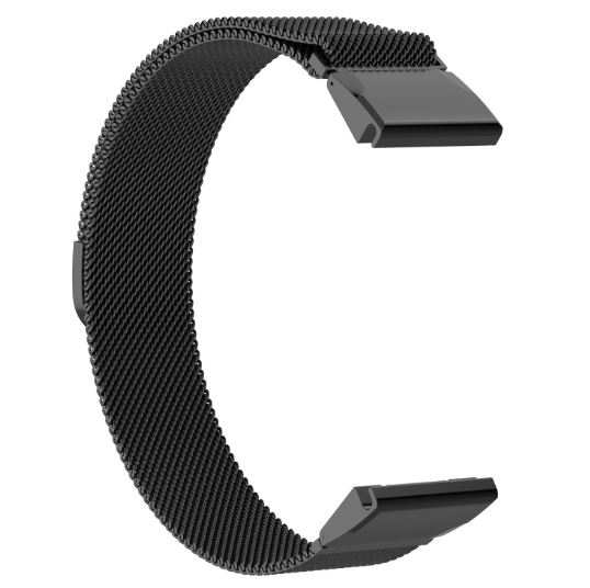Ремешок ArmorStandart Milanese Magnetic для Garmin 20 mm Black (ARM85721) фото1