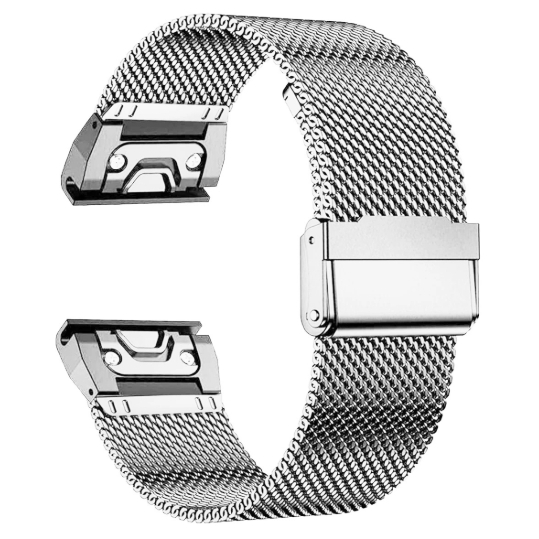 Ремешок ArmorStandart Flat Milanese для Garmin 26 mm Silver (ARM85725) фото1