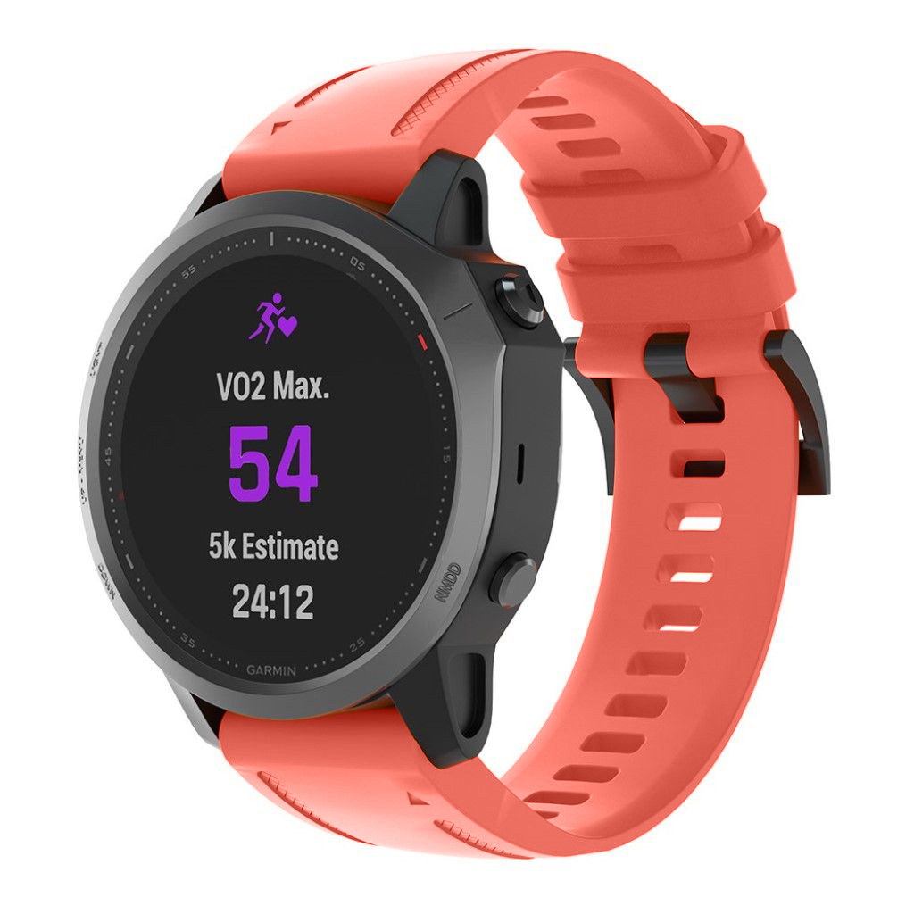 Ремешок ArmorStandart Silicone для Garmin 20mm Coral Red (ARM87730) фото1