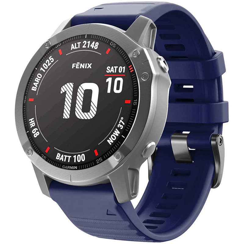 Ремешок ArmorStandart Silicone для Garmin 26mm Dark Blue (ARM60804) фото1