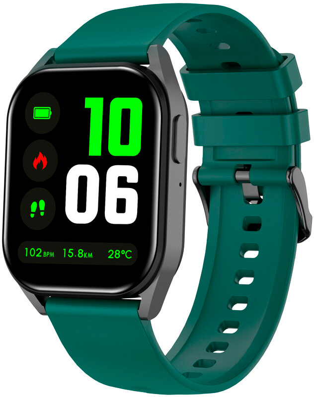 Смарт-часы Canyon Chatter SW-58 BT-CALL Black Green (CNS-SW58BG) фото1
