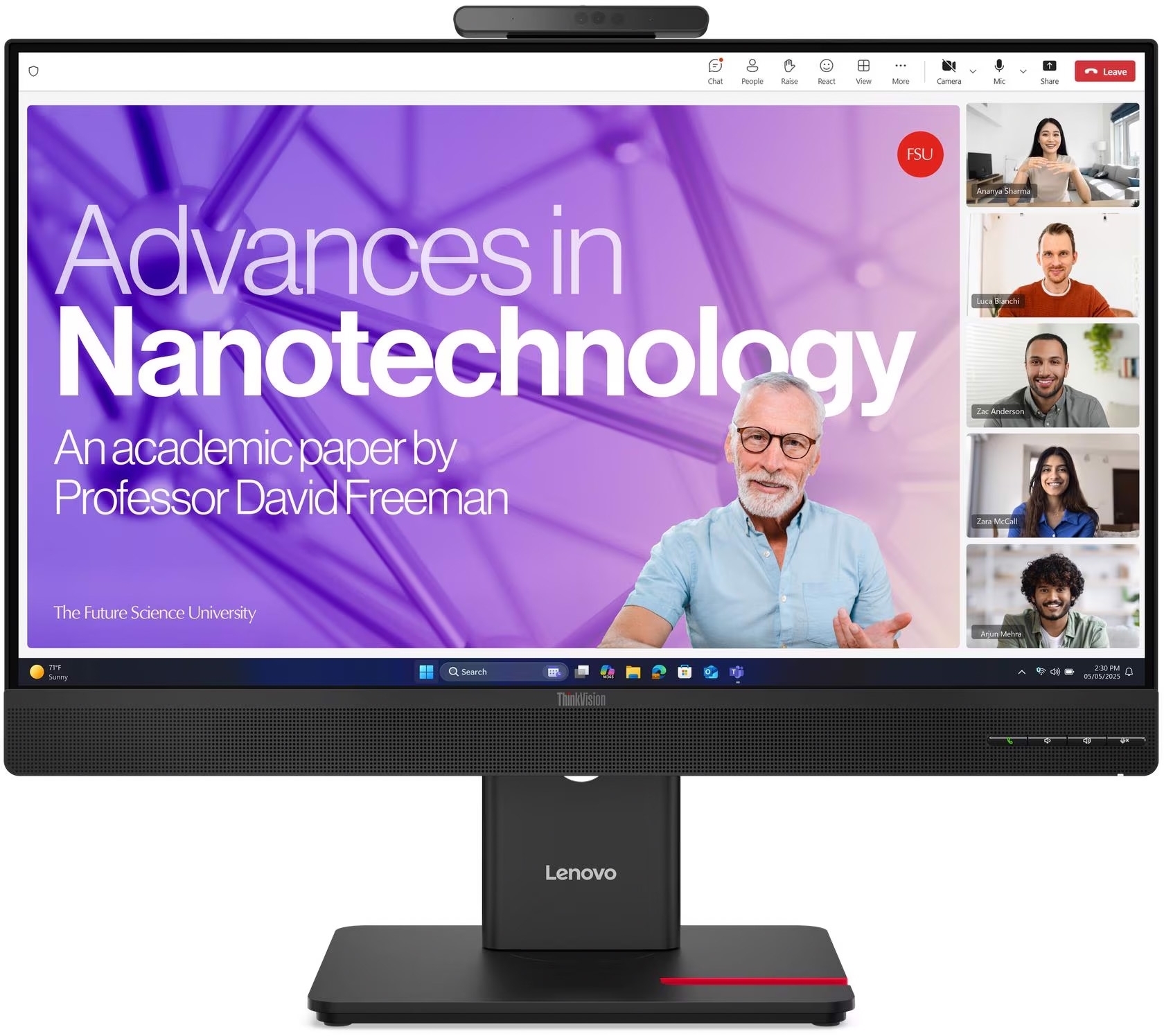 Монітор 23.8" LENOVO ThinkVision T24-4v (64B6MAT1UA) фото1