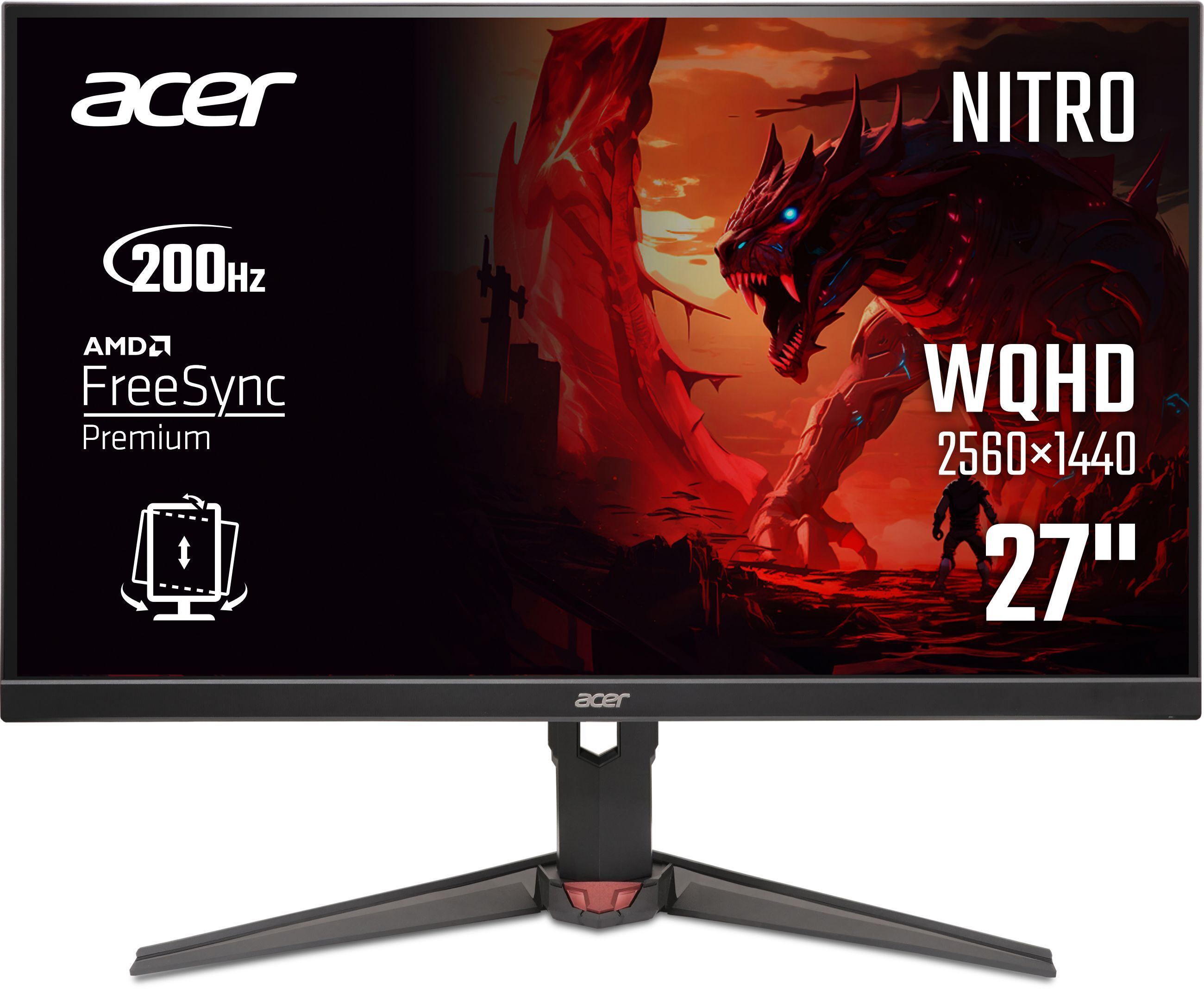 Монитор 27" ACER Nitro XV270UXEbmiiprx (UM.HX0EE.E01) фото1