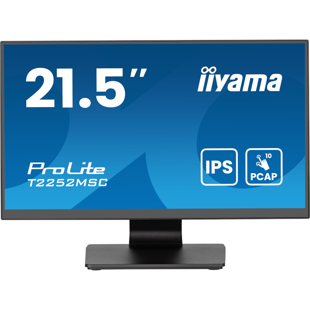 Монітор сенсорний 21.5" IIYAMA ProLite T2252MSC-B2AG (T2252MSC-B2AG) фото1