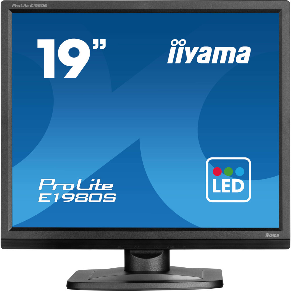 Монітор 19" IIYAMA ProLite E1980S-B1 (E1980S-B1) фото1
