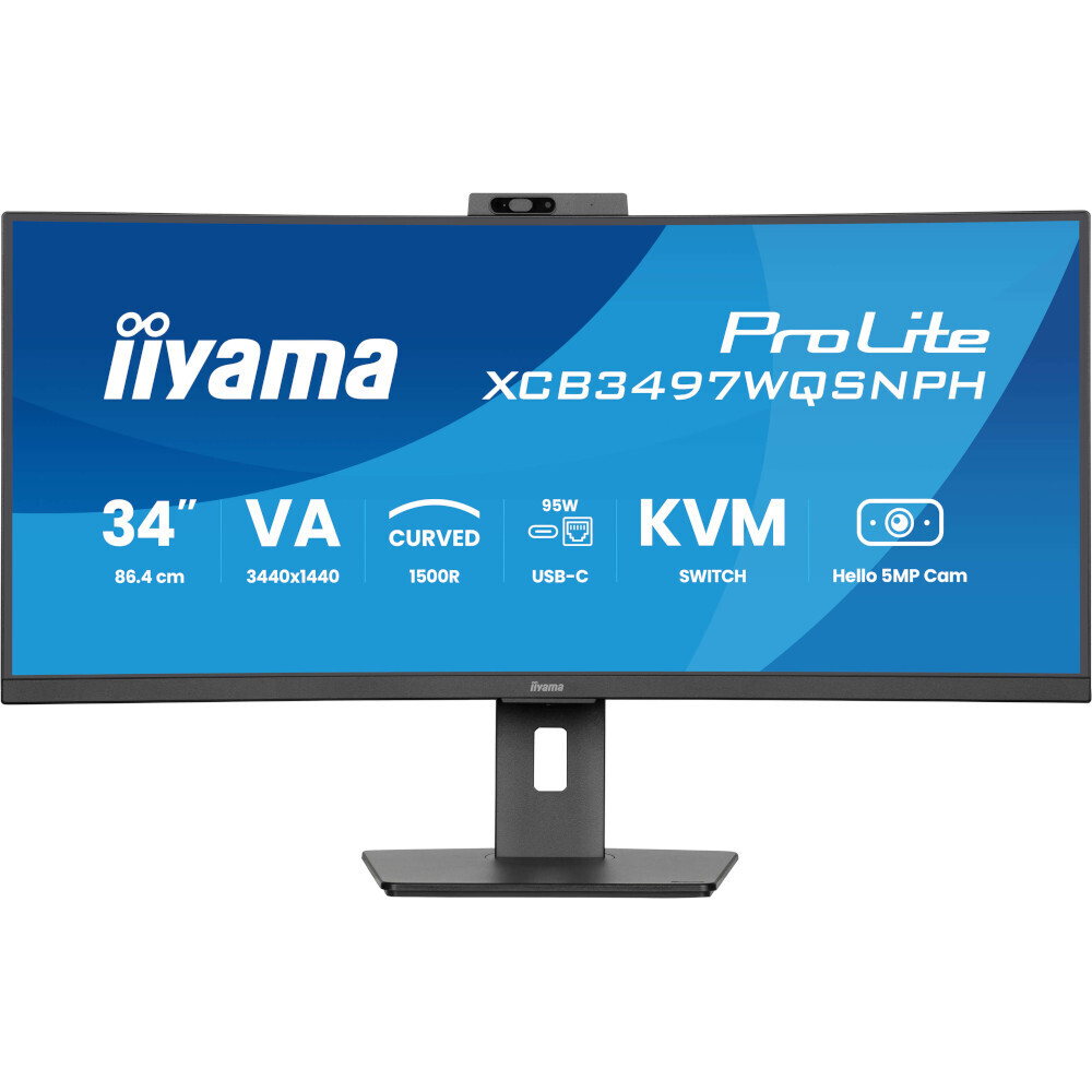 Монітор 34" IIYAMA ProLite XCB3497WQSNPH-B1 (XCB3497WQSNPH-B1) фото1