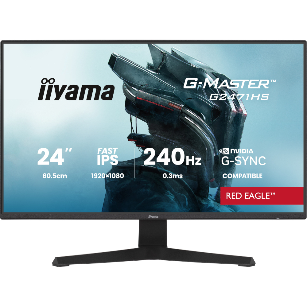 Монітор 23.8" IIYAMA G-Master G2471HS-B1 (G2471HS-B1) фото1