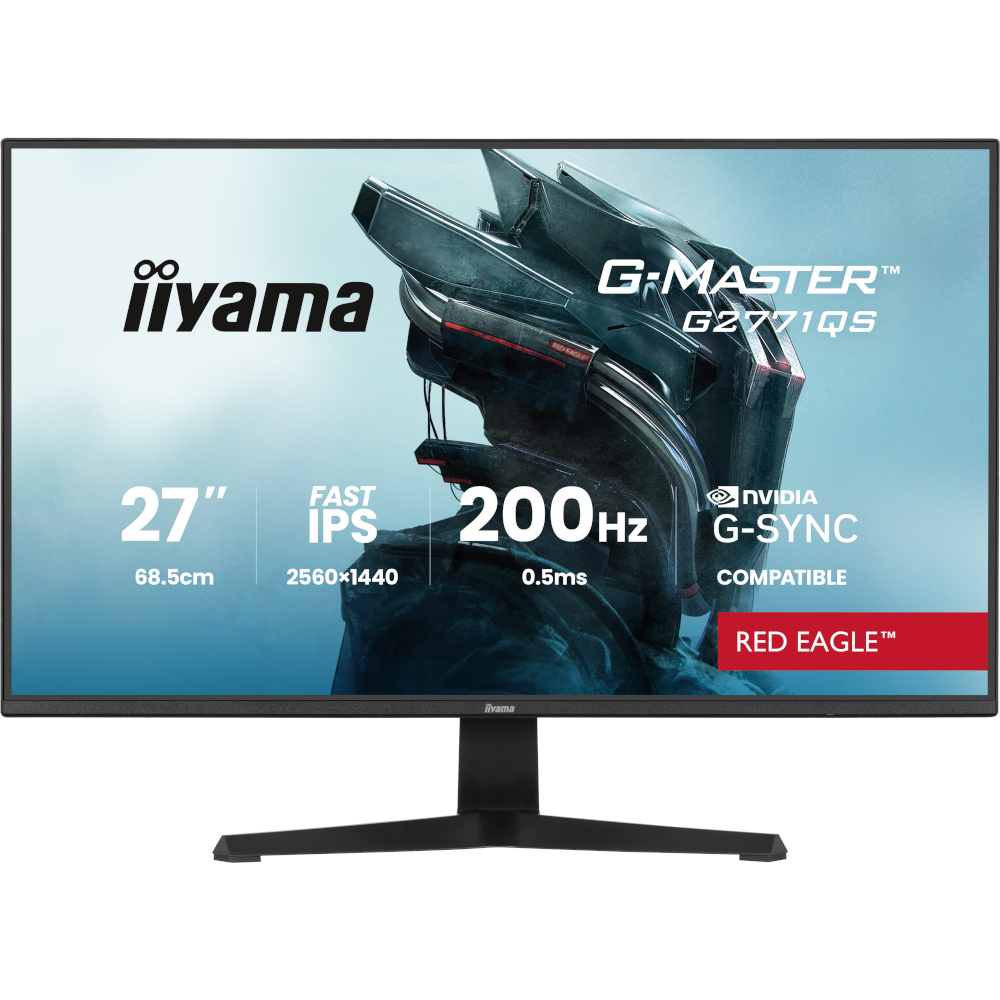 Монітор 27" IIYAMA G-Master G2771QS-B1 (G2771QS-B1) фото1