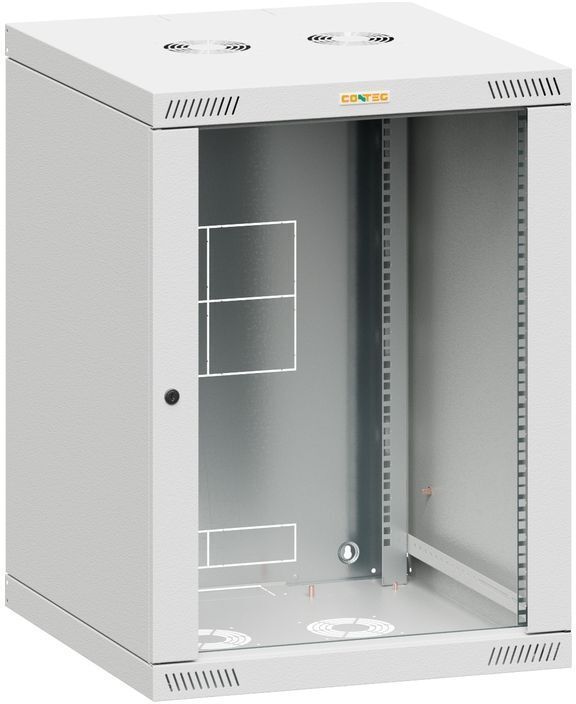 Шафа настінна CONTEG RQN 19" 6U 600x450 RAL7035 (RQN-06-60/45) фото1