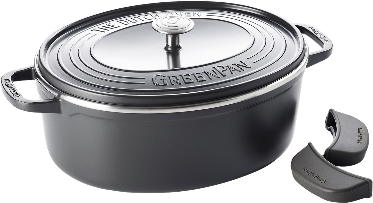 Гусятниця з кришкою GreenPan Featherweights, 25 см, 6,2 л (CC002222-001) фото1