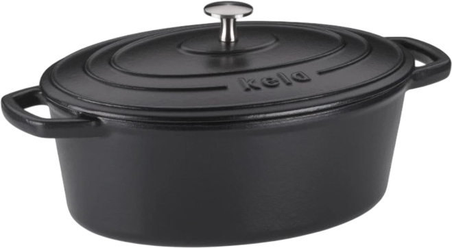 Гусятниця чавунна з кришкою Kela Calido, 29х23х11 см, 4 л (12861) фото1
